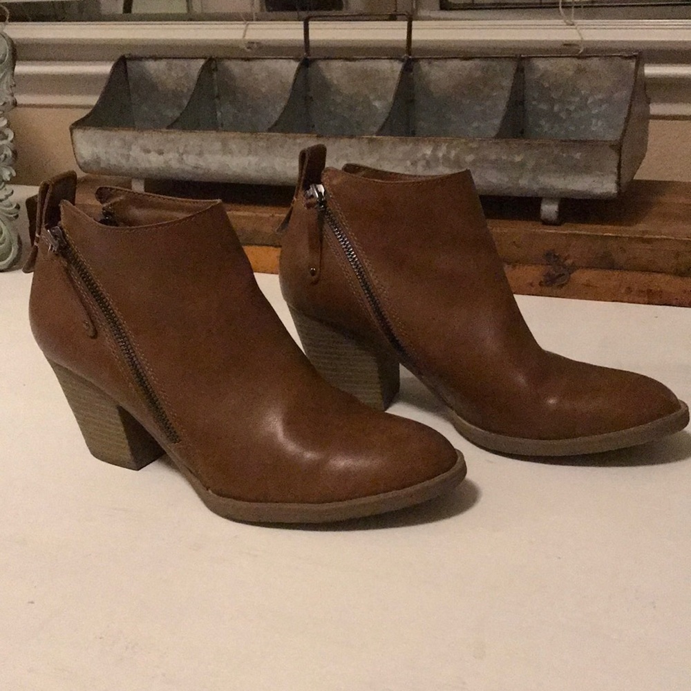 Booties-Camel Color